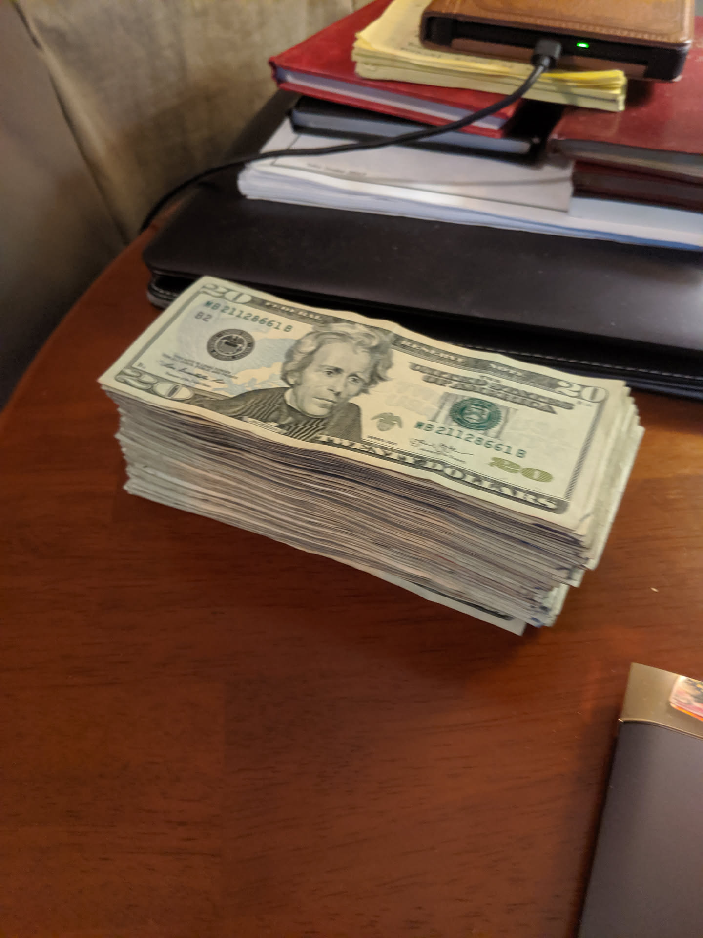 Stack of cash